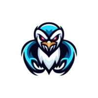 AI generated menacing Penguin creature suitable for a logo esport gaming png