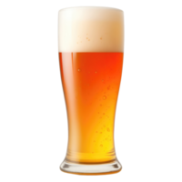 AI generated Beer glass isolated on transparent background png