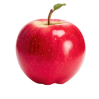 AI generated Red apple isolated on transparent background png