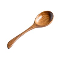 AI generated Wooden spoon isolated on transparent background png