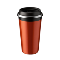 AI generated Travel coffee mug isolated on transparent background png