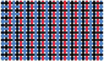 Seamless geometric pattern in red, blue, black and white, Patterns of Inspiration Exploring Background Design, vector