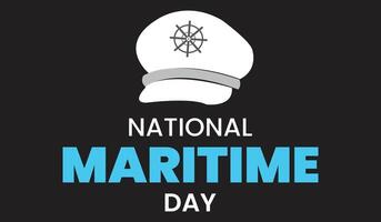 National Maritime Day Design templet vector