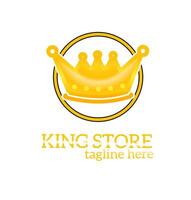 king store logo template vector