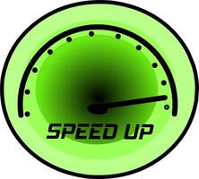 speed up icon vector illustration