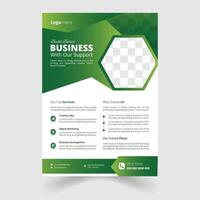 Modern and Creative Business Flyer Template vector