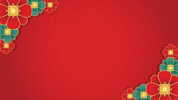 Lunar new year wallpaper. Chinese background vector. free space for text. vector