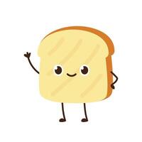 Bread character. bread symbol. wallpaper. free space for text. bread logo design. vector