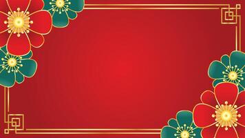 Lunar new year wallpaper. Chinese background vector. free space for text. vector