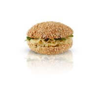 burger bröd skära ut isolerat transparent bakgrund png