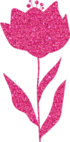 Flower pink summer decoration banner. png