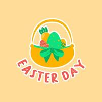 AI generated Easter Happy Bunny vector