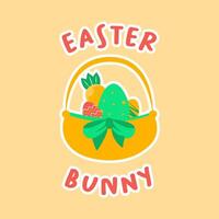 AI generated Easter Happy Bunny vector