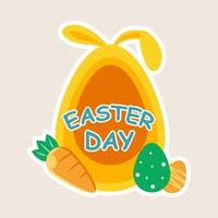 AI generated Easter Happy Bunny vector