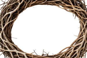 AI generated Root border frame PNG transparent background