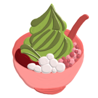 matcha ice cream png