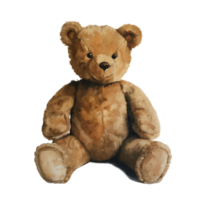 AI generated Collection of Adorable Teddy Bears Isolated png