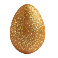 ai generado variedad de vistoso Brillantina Pascua de Resurrección huevos aislado png