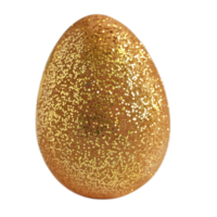 ai generado variedad de vistoso Brillantina Pascua de Resurrección huevos aislado png