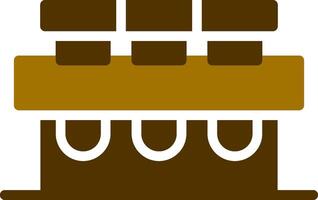 Line Two Colour vector