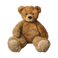 ai gegenereerd verzameling van aanbiddelijk teddy bears geïsoleerd png