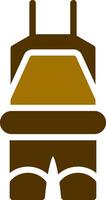 Line Two Colour vector