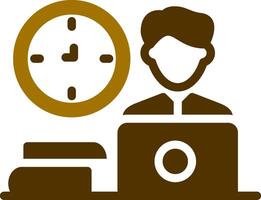 Line Two Colour vector