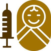 Vaccination Creative Icon Design vector