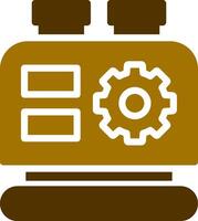 Machinery Creative Icon Design vector