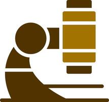 Microscope Creative Icon Design vector