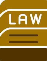 Law Book Creative Icon Design vector