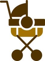 Stroller Creative Icon Design vector