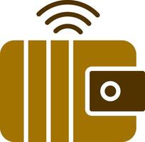 Smart Wallet Creative Icon Design vector