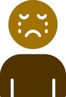 Tears Creative Icon Design vector