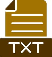 Txt Creative Icon Design vector