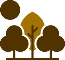 Tree Landscape Creative Icon Design vector