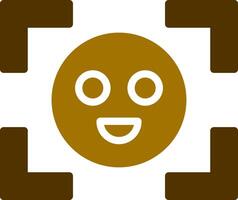 Face Detection Creative Icon Design vector