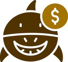 Loan Shark Creative Icon Design vector