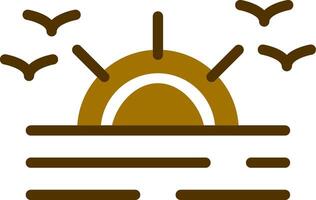 Sunrise Creative Icon Design vector