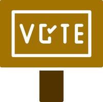 Vote Creative Icon Design vector