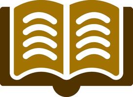 Open Book Creative Icon Design vector