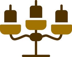 Candelabra Creative Icon Design vector