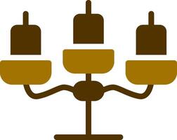 Candelabra Creative Icon Design vector