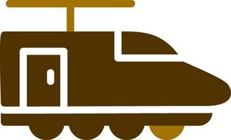 Electric Train Creative Icon Design vector