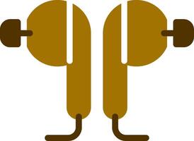 Earbuds Creative Icon Design vector