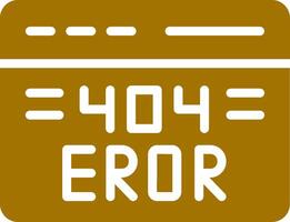 Diseño de icono creativo de error 404 vector