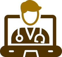 Digital Medicine Creative Icon Design vector