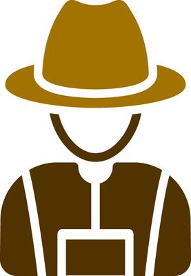 Farmer Creative Icon Design