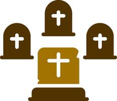 Graveyard Creative Icon Design vector