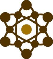Atom Creative Icon Design vector